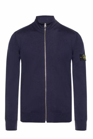 Sweatshirt with a logo application, zdjęcie 1 Sweatshirt with a logo application od Stone Island